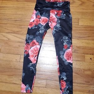 Justice Flower leggings